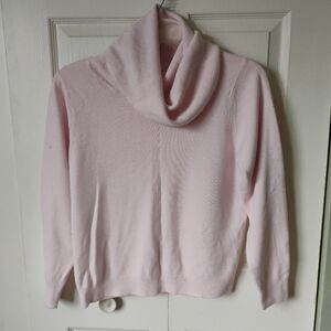 Designers Originals Pale Pink Cowl Neck Sweater